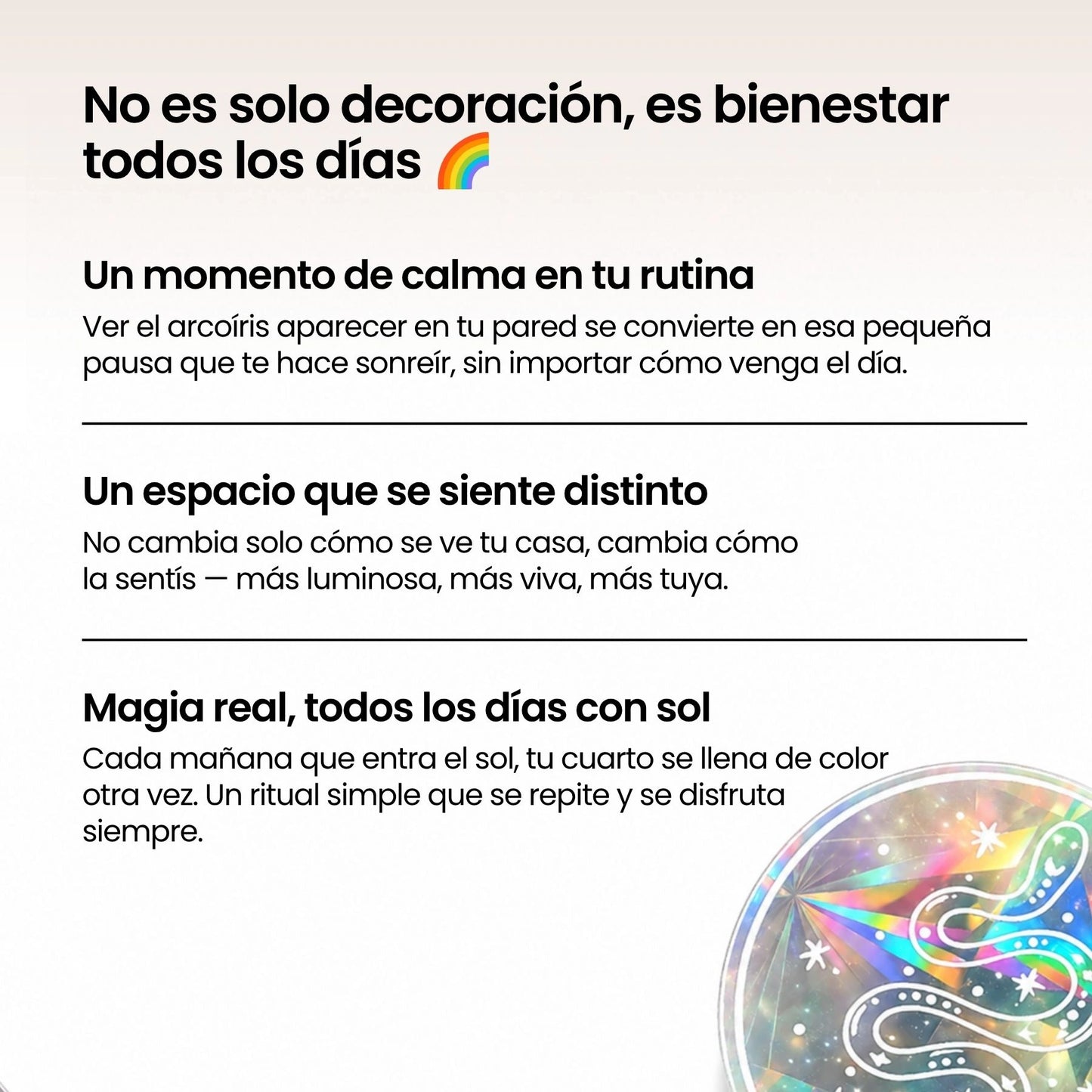 IrisGlow™ — Sticker Prisma Solar Impermeable para Ventanas y Paredes