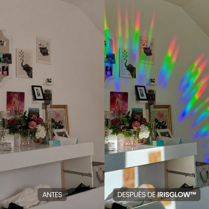 IrisGlow™ — Sticker Prisma Solar Impermeable para Ventanas y Paredes