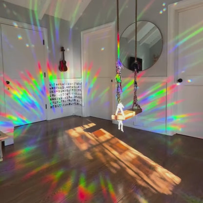 IrisGlow™ — Sticker Prisma Solar Impermeable para Ventanas y Paredes